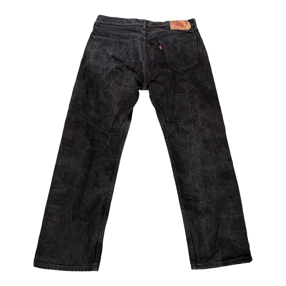 Vintage Levis 501XX Jeans Men 38x32 (37x30) Blue Denim Straight Leg Button Fly - Picture 6 of 10
